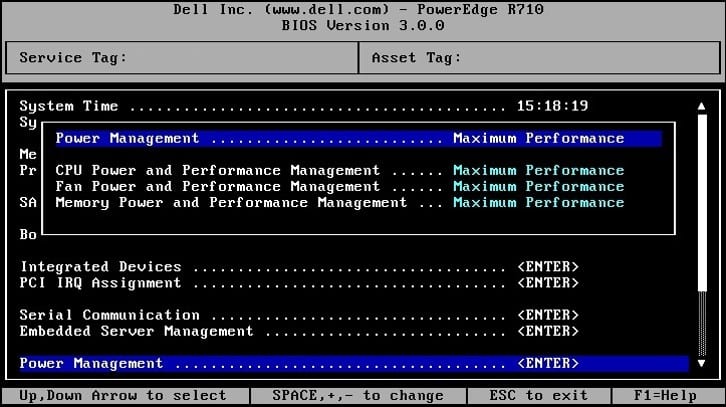 login vsi tips and tricks recognizing faulty power settings in a performance test dell poweredge maximum performance