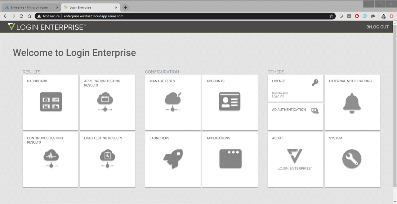 Login Enterprise – Azure Virtual Appliance