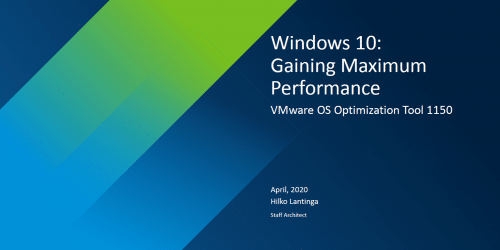 Windows 10: Gaining Maximum Performance