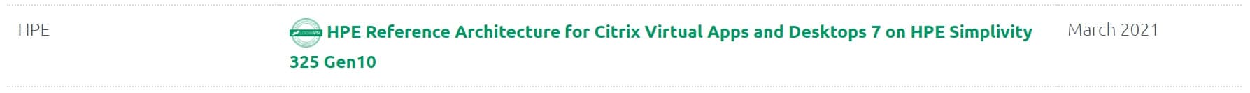 Login VSI - Blog - A VDI Supercharged on HPE SimpliVity 325 Gen 10 - Image 1