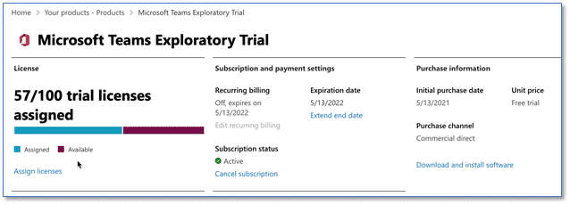 Exploratory Trial